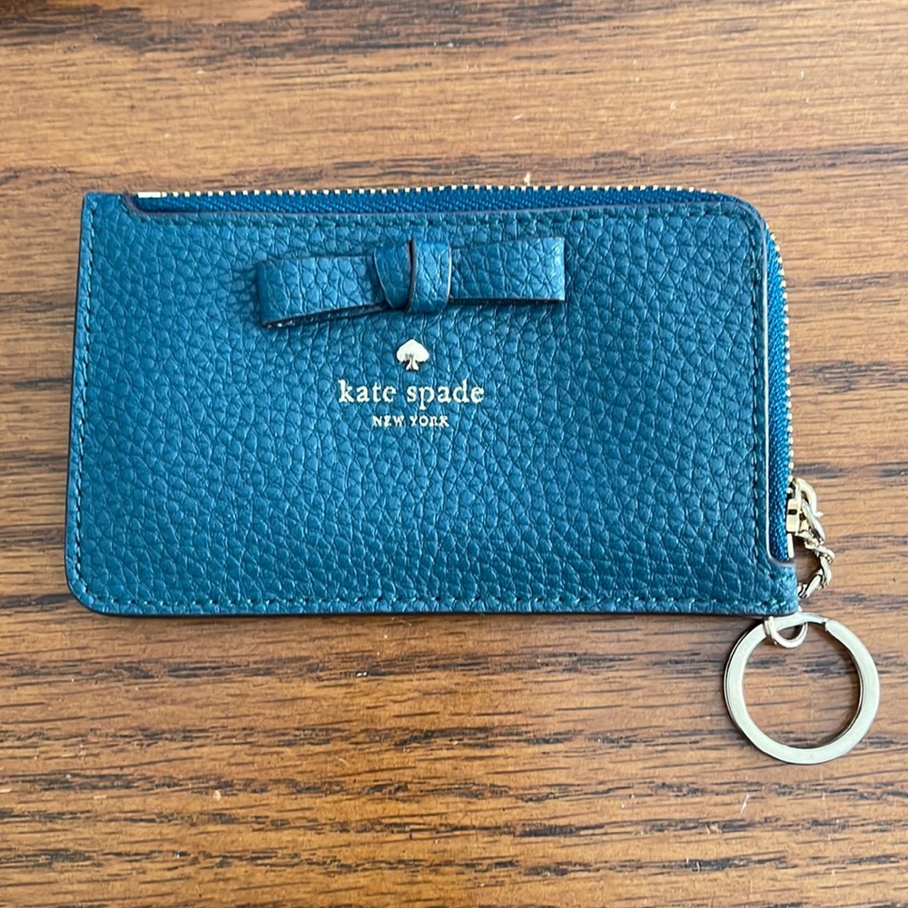 Kate spade Poppy Bow wallet keychain